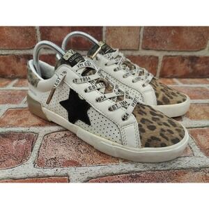 Vintage Havana Bastille White/Leopard Slip On Womens Sneakers Casual Shoes 7.5